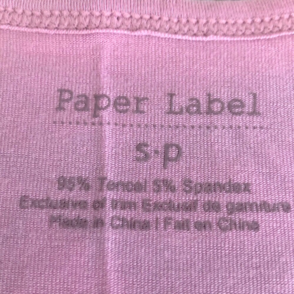 Paper Label Tank Top With Ruffle Hem - Picture 6 of 8